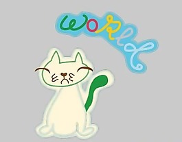 印花矢量圖 動物 文字 英文 可愛卡通 免費素材
