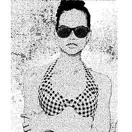 位圖 人物 女人 色彩 黑白色 免費(fèi)素材