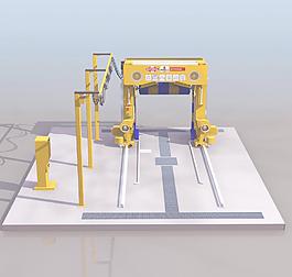 AUTOW 洗車設備模型01