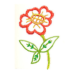 燙鉆 植物 花邊 花 免費素材
