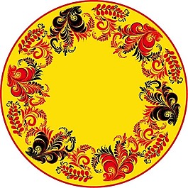 印花矢量圖 色彩 黃色 紅色 黑色 免費素材