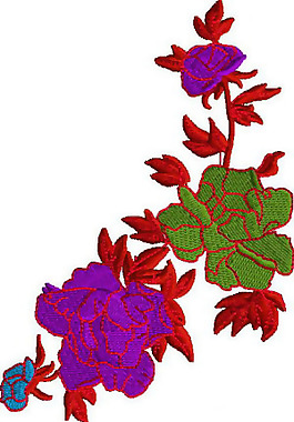 繡花 成熟優(yōu)雅女裝 植物 花 免費(fèi)素材