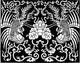 印花矢量圖 動物 鳥類 色彩 青色 免費(fèi)素材