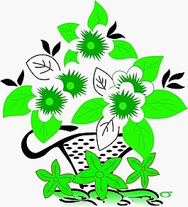 位圖 優(yōu)雅植物 花 草 色彩 免費(fèi)素材