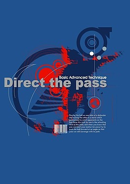 印花矢量圖 色彩 藍色 紅色 圖案概括 免費素材