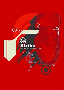印花矢量圖 色彩 紅色 黑色 抽象 免費素材