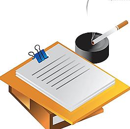 書本與香煙圖片