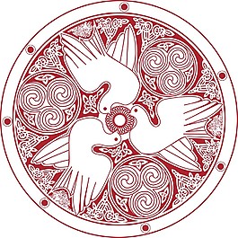 印花矢量圖 動物 鳥類 鴿子 色彩 免費素材