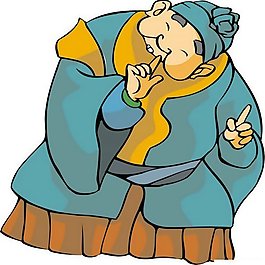 位圖 男人 神仙 十字繡 可愛 免費素材