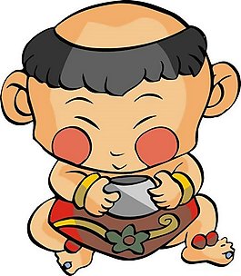 位圖 人物 卡通人物 兒童 色彩 免費素材