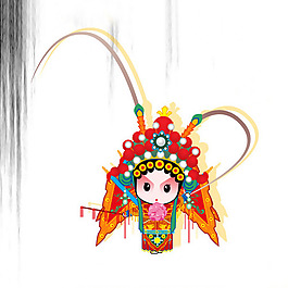 位圖 人物 色彩 紅色 寶石藍色 免費素材