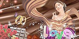 巧克力情人節圖片