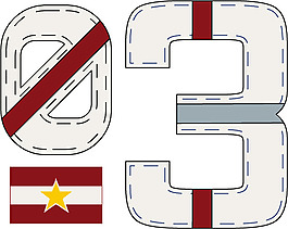印花矢量圖 文字 數(shù)字 色彩 紅色 免費(fèi)素材