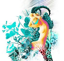 位圖 人物 女人 色彩 藍(lán)色 免費(fèi)素材