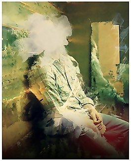位圖 圖案概括 色彩 灰色 綠色 免費素材
