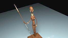 African Sculpture Statue 非洲人物雕像