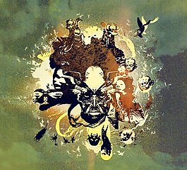 位圖 靈異 骷髏 色彩 綠色 免費素材