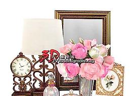 小装饰品 鲜花 镜子 台灯 相框 时钟 珠宝 decorative 049