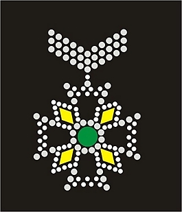 色彩 黑白色 黃色 綠色 花邊 免費(fèi)素材