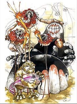 位圖 插畫 靈異 色彩 圖案概括 免費(fèi)素材
