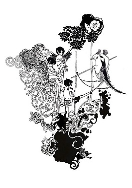 位圖 人物 女人 色彩 黑白色 免費(fèi)素材