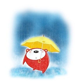 位图 动物 熊 卡通风格 彩色 免费素材