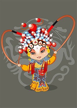 印花矢量圖 人物 卡通人物 女人 色彩 免費(fèi)素材