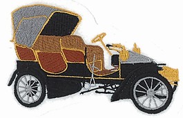 繡花 交通工具 汽車 家紡 免費素材