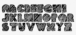 位圖 文字 英文 字母 純文字 免費素材
