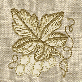 繡花 樹葉 葡萄 家紡 免費(fèi)素材