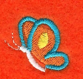 繡花 動物 昆蟲 蝴蝶 家紡 免費素材