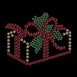 燙鉆 蝴蝶結 圣誕節(jié) 禮物 免費素材