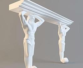 atlant sculpture 石膏雕塑