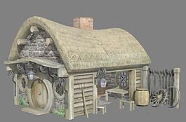 游戲低模 小鐵匠鋪 Blacksmith