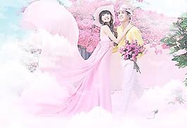 浪漫情人節(jié) 婚紗樣片圖片