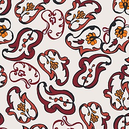 矢量圖 花紋 佩斯利渦旋紋 免費(fèi)素材