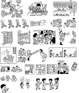 簡筆畫人物圖片