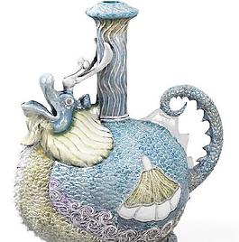 家居裝飾品 古代盛酒（液體容器）器2（帶貼圖）