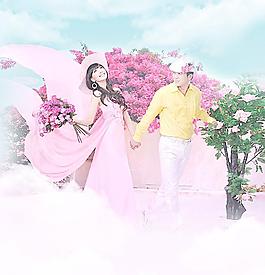 浪漫情人節(jié) 婚紗樣片圖片