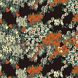 矢量图 模糊花朵专题 免费素材