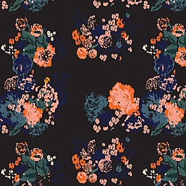 矢量图 模糊花朵专题 免费素材