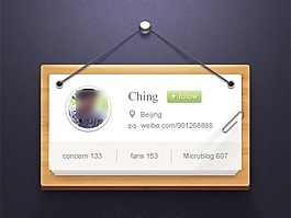 吊掛的證件