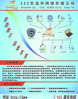 網絡公司單頁圖片