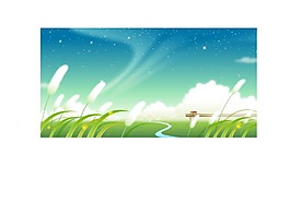 夜晚的田野