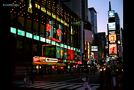 唐人街夜景