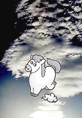 馬年素材圖片