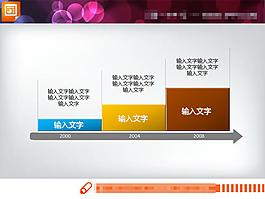 遞進關系PPT圖表