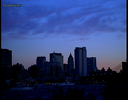 城市夜景实拍视频