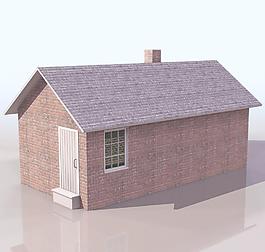SMOKEHOU 小屋模型01