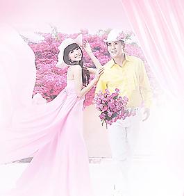 浪漫情人節(jié) 婚紗樣片圖片